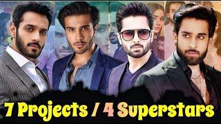 07 Upcoming Projects by 4 Superstars | Feroze Khan | Danish Taimoor | Bilal Abbas | Wahaj Ali