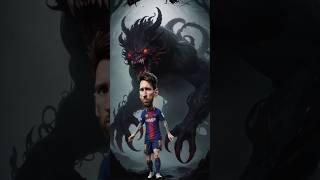 Messi and the Shadow Beast #football #messi