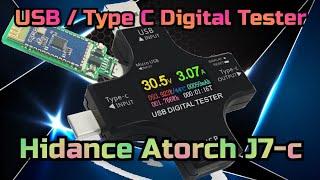 Atorch J7-c USB Digital Tester and Type C / Hidance