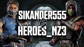 SIKANDER555 (Sub-Zero) Vs HEROES_NZ3 (Reptile) : Kombat League - Mortal Kombat 1