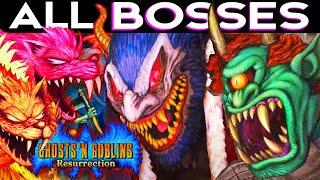 Ghosts 'n Goblins Resurrection ALL BOSSES / ALL BOSS BATTLES + Ending