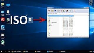 How to open and extract ISO files Using WinRaR