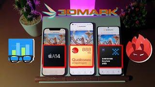 Apple A14 Bionic VS Qualcomm Snapdragon 888 VS Samsung Exynos 2100 - Benchmark Battle!