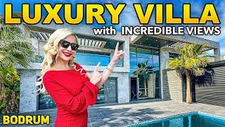 INSIDE AN EXCELLENT DESIGNED BLACK VILLA ! | BODRUM HOUSE TOUR