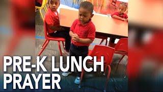 This 3-year-old leading a lunch prayer at school will melt your heart