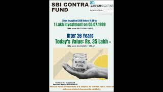 SBI CONTRA FUND #bestfunds #mutualfunds