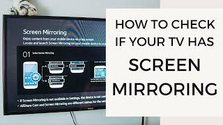 How To Check If your TV Support Screen Mirroring [2022]