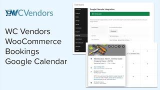WC Vendors WooCommerce Bookings Google Calendar