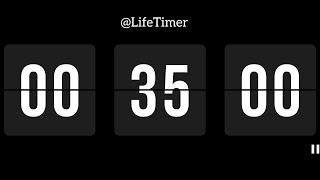 35 Minutes Countdown Timer ⌛ Ticking Sound Flip Digi Timer @LifeTimer #35Minutes #countdowntimer