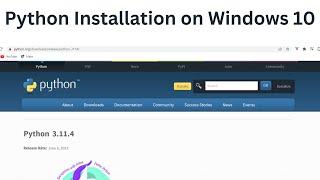 How to install Python 3.10.11 on windows 10 | Python Installation complete guide