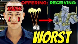 [YBA] REACTING TO THE WORST YBA SKIN TRADER (SCAMMED)