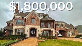 GRAND HOMES ACREAGE Model Home Tour in King's Crossing | Living in Dallas Texas: Parker, Texas