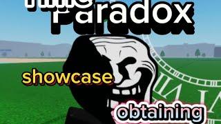 Roblox- showcase and obtaining time paradox |Trollge Multiverse