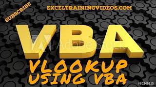 VLOOKUP Using VBA