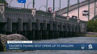 Jensen Beach Causeway reopens to fishermen after closure since January