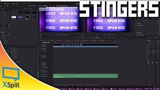 How to use Stinger Transitions in XSplit Gamecaster | XSplit Transitions Guide (Custom Stingers!!)