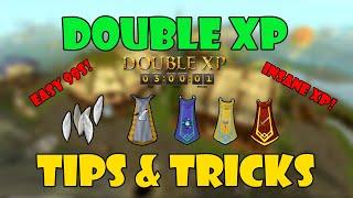 RuneScape 3 - DOUBLE XP IS HERE! Tips and Tricks to be EFFICIENT!