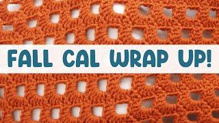 Fall CROCHET ALONG Wrap Up! (Apple Cider Shawl CAL)