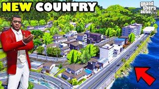 Franklin Finally Moved To His New Biggest Country In GTA 5 | SHINCHAN and CHOP