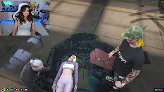 Ray doing on Pokimane Russian CPR | Nopixel GTA 5 RP