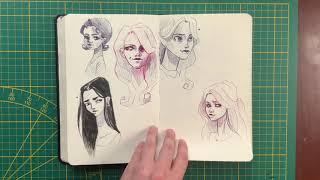 Sketchbook tour #2 | скетчбук #2 |Обзор скетчбука