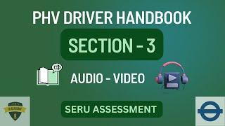 Section 3 - SERU Assessment - Free training- TFL #tfl, #phv, #seru, #london, #phvdriver, #mocktest,