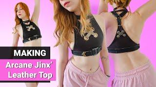 How I made my Arcane JINX Cosplay Top!