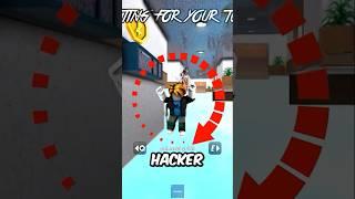 me vs HACKER in MM2 Roblox #roblox #mm2 #murdermystery2