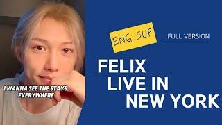 Felix LIVE IN NEW YORK | Blonde Hair Era + VMA Rehearsal Behind the Scenes!