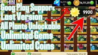 PLANT VS ZOMBIES 2  HACK MOD APK 2024 GOOGLE PLAY UNLİMITED SUN, GEMS, ALL PLANTS UNCLOCKED