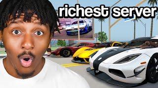 THE RICHEST SERVER IN ROBLOX DRIVING EMPIRE