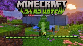 IMPORTANT UPDATE IF YOU HAVE A TRIDENT KILLER! - Minecraft 1.21.92 HOTFIX