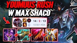 Youmuu's Rush + W Max Shaco carrying Diamond 2 [League of Legends] Full Gameplay - Infernal Shaco