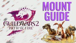 Guild Wars 2 - A Comprehensive Mount Guide (Raptor, Springer, Skimmer, Jackal)