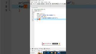 C program to generate N number primes #viral#learn#prime numbers#print prime numbers from 1 to n