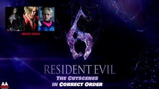 Resident Evil 6 (2012) - The movie! (All cutscenes in chronological order, with mods)