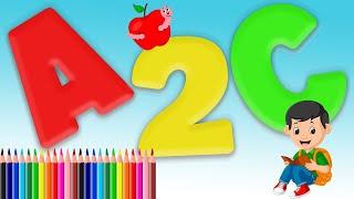 Learn ABC, 123 , Colors And Shapes | Kids Basic Learning For 3 Year Olds | #abc #123 #kids