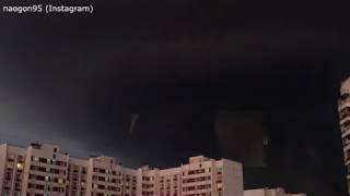 Мощная гроза в Москве 14.08.2017 | Thunderstorm in Moscow, Russia