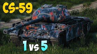 CS-59 - 7 Фрагов 9.1K Урона - Красивый Колобанов! - World Of Tanks