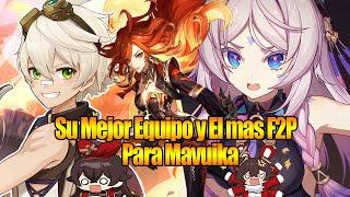 Mavuika Su Mejor Equipo y El mas F2P / Mavuika Equipos F2P Sin Zilonen,Furina ni Citlali