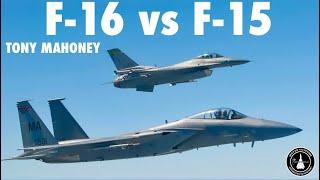 DACT - F-16 vs F-15 | Tony Mahoney