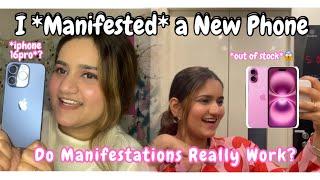 I Manifested/ bought a New iPhone | iPhone 16pro or 15 pro? | Do manifestations work?