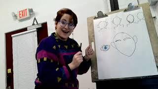 Selft Portrait: Lines and shapes