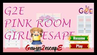 G2E Pink Room Girl Escape Walkthrough [Games2Escape]