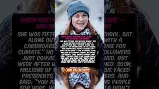 When Greta Thunberg Sat Alone — and Sparked a Movement #celebrity