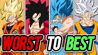 Ranking EVERY Saiyan Transformation in Dragon Ball