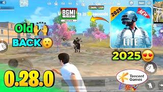 Pubg Lite New 0.28.0 Old Back Update 2025 | Pubg Mobile Lite 0.28.0 Tencent Update 2025 