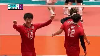 WORLD VOLLEY BALL // FINAL AVC 2023 // JAPAN VS IRAN // NISHIDA WITH MONSTER BLOCK & SMASH - Part 1