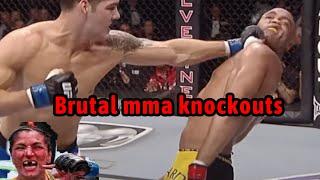 BEST MMA KNOCKOUTS OF ALL TIME!! mma knockout compilation brutal fights best  ufc knockouts all time