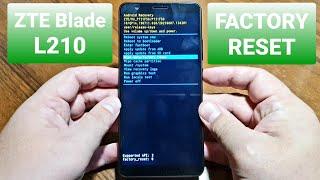 ZTE BLADE L210 factory reset / сброс до заводских настроек